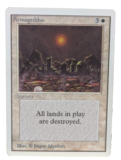 Armageddon Unlimited VGC Magic Gathering MTG English Trading Card White Sorcery - Image 1