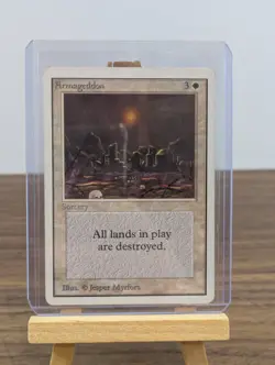 Armageddon Unlimited VGC Magic Gathering MTG English Trading Card White Sorcery - Image 2