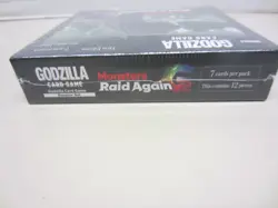 Godzilla Card Game: MONSTERS RAID AGAIN Booster Set Box Sealed New 12 Packs - Image 4