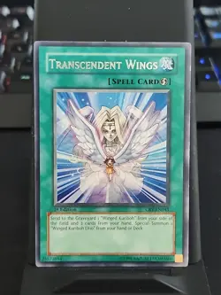 Transcendent Wings - 1st Edition - Rare Foil - Yugioh Spell Card - Vintage - Image 1