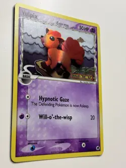 Vulpix 70/101 Reverse Holo Stamped Pokemon Card 2006 Dragon Frontiers LP+ - Image 2
