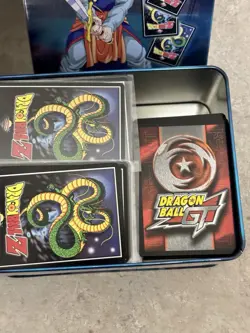 Dragon Ball Z Card Lot with Collectors Tin And Box - 900+ Cards - Image 3