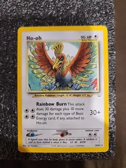 Pokemon TCG Neo Revelation Ho-Oh Card 18/64 MINT - Image 1