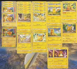 Pikachu Card Lot (25) Pokemon Tcg - Many Sets - XY SM SWSH SV + Raichu - Image 1