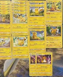 Pikachu Card Lot (25) Pokemon Tcg - Many Sets - XY SM SWSH SV + Raichu - Image 2