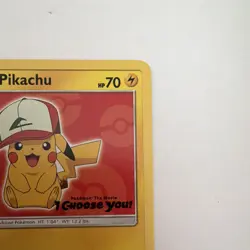 Pokemon TCG Ash's Pikachu SM109 Promo Card Regular Finish 2017 Basic - Image 4