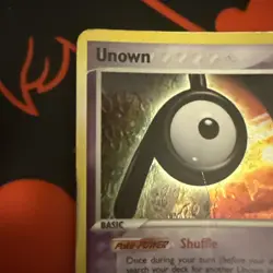 Pokemon TCG Unown Secret Rare Holo Card English, P/28, Unseen Forces - Image 2