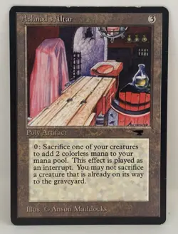 Vintage Magic The Gathering MTG Card: Antiquities Ashnod’s Altar - LP-MP - Image 1