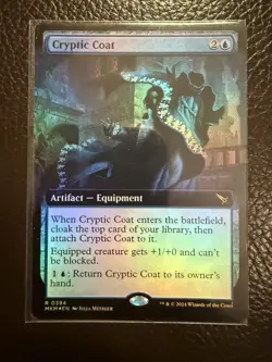 Mtg MKM— Cryptic Coat FOIL Extended —NM - Image 1