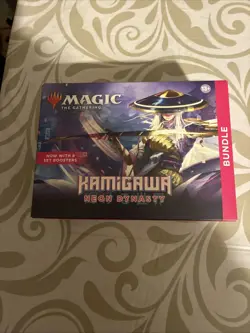 Magic The Gathering Kamigawa Neon Dynasty Bundle 8 Set Boosters + Accessories 195166103143 - Image 1