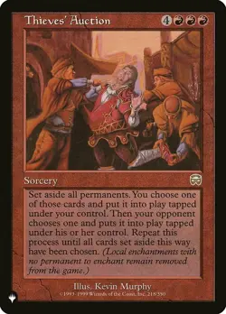 MTG Thieves' Auction - The List, Light Play, English The List Reprints - Image 1