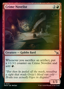 MTG Crime Novelist Foil ** Murders at Karlov Manor ** English - Image 1