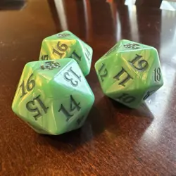 MTG There’s Beyond Death Oversized Spindown Dice Teal D20 Lot 3 - Image 2