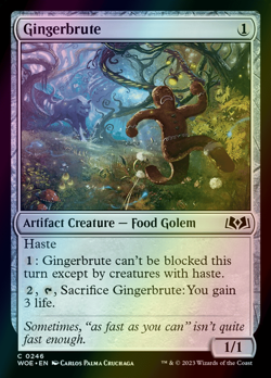 MTG Gingerbrute Foil ** Wilds of Eldraine ** English - Image 1