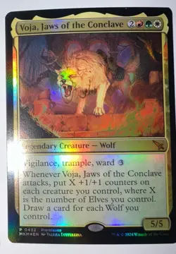 [1x] Voja, Jaws of the Conclave - Foil - Prerelease Promo Near Mint, English MKM - Image 1