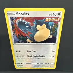 Pokemon TCG - Snorlax SWSH119 Holo Rare - SWSH Chilling Reign Promos - NM - Image 3
