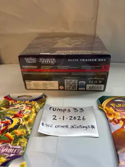 Pokemon Paldean Fates ETB Elite Trainer Box New Sealed + Boosters - Image 5