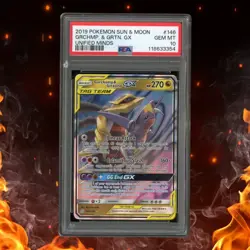 Pokemon Unified Minds GARCHOMP & GIRATINA GX 146/236 PSA 10 - Image 1