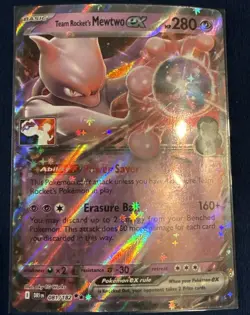 Team Rocket's Mewtwo Ex Play Pokemon Prize Pack Series 8 - Image 1