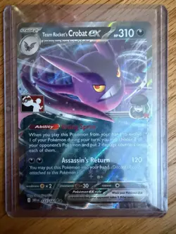 Team Rocket's Crobat Ex Prize Pack Series 8 Play! Stamp Pokemon - Image 1