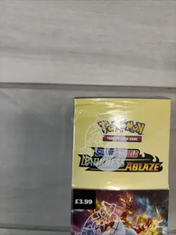 Pokemon TCG Darkness Ablaze Half Booster Box 18 Packs. Box Damage - Image 2