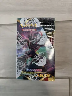 Pokemon TCG Darkness Ablaze Half Booster Box 18 Packs. Box Damage - Image 5