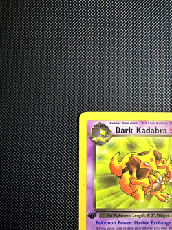Pokemon TCG Dark Kadabra Team Rocket 39/82 Uncommon 1st Edition LP 2000 Vintage - Image 2