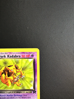 Pokemon TCG Dark Kadabra Team Rocket 39/82 Uncommon 1st Edition LP 2000 Vintage - Image 3