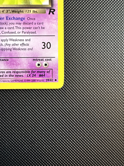 Pokemon TCG Dark Kadabra Team Rocket 39/82 Uncommon 1st Edition LP 2000 Vintage - Image 5