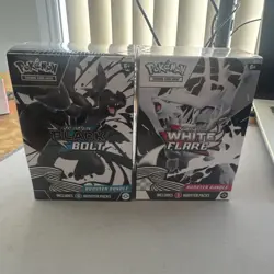 Pokemon TCG Scarlet & Violet Black Bolt AND White Flare Booster Bundle SEALED - Image 1