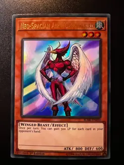 Neo-Spacian Air Hummingbird BLRR-EN050 Ultra Rare 1st Edition Near Mint Yugioh - Image 1