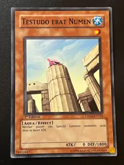 Testudo Erat Numen TSHD-EN032 Common 1st Edition Light Play+ Yugioh - Image 1