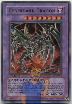 Cyberdark Dragon CDIP-EN035 Ultra Rare 1st Edition LP Yugioh - Image 1