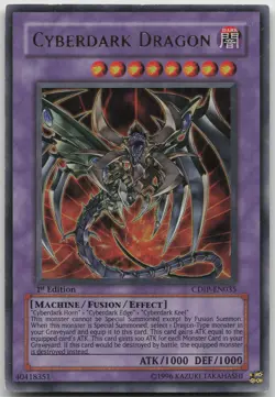 Cyberdark Dragon CDIP-EN035 Ultra Rare 1st Edition LP Yugioh - Image 2
