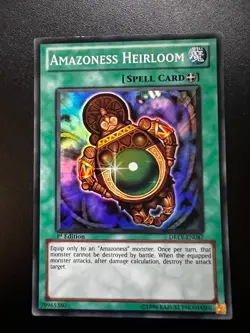Amazoness Heirloom DREV-EN087 Super Rare 1st Edition Light Play+ Yugioh - Image 1