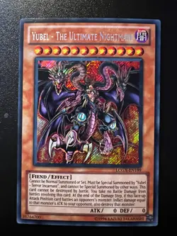 Yubel - The Ultimate Nightmare LCGX-EN199 Secret Rare Unlimited Near Mint Yugioh - Image 1