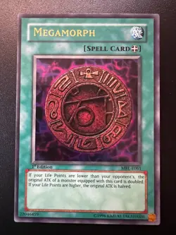 Megamorph MRL-E061 Ultra Rare 1st Edition Near Mint Yugioh - Image 1