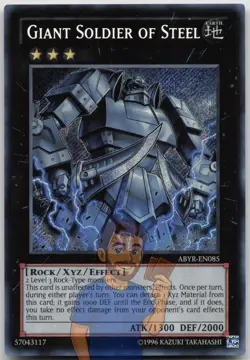 Giant Soldier of Steel ABYR-EN085 Secret Rare Unlimited NM Yugioh - Image 1