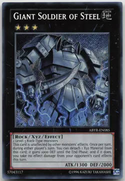 Giant Soldier of Steel ABYR-EN085 Secret Rare Unlimited NM Yugioh - Image 2
