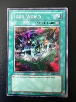 Toon World MRL-E076 Super Rare Unlimited Moderate Play Yugioh - Image 1
