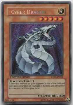 Cyber Dragon CT03-EN002 Secret Rare Limited Edition MP Yugioh - Image 2