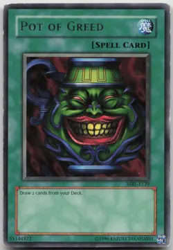 Pot of Greed MRL-E129 Rare Unlimited HP Yugioh - Image 2