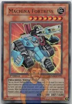 Machina Fortress SDMM-EN001 Ultra Rare 1st Edition LP Yugioh - Image 1