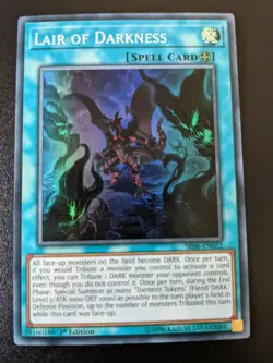 Lair of Darkness SR06-EN022 Super Rare 1st Edition Very Good to Near Mint Yugioh - Image 1