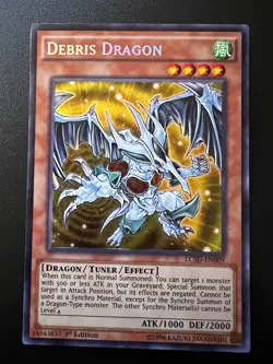 Debris Dragon LC5D-EN009 Secret Rare 1st Edition Near Mint Yugioh - Image 1