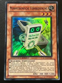 Morphtronic Remoten AC11-DE002 Super Rare Light Play+ Yugioh - Image 1