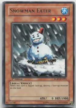 Snowman Eater RGBT-EN094 Rare 1st Edition LP Yugioh - Image 2
