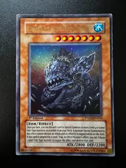 Superancient Deepsea King Coelacanth PTDN-EN034 Ultra 1st Moderate Play Yugioh - Image 1