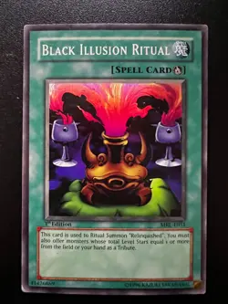 Black Illusion Ritual MRL-E051 Super Rare 1st Edition Heavy Play Yugioh - Image 1