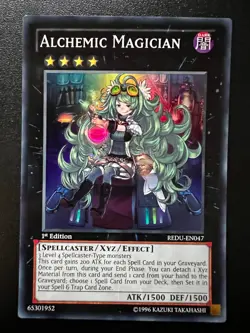 Alchemic Magician REDU-EN047 Super Rare 1st Edition Near Mint Yugioh - Image 1